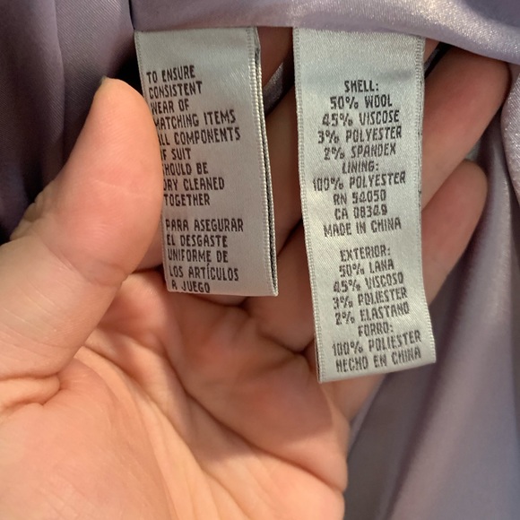 *VINTAGE* NINE WEST Wool Skirt Suit - Picture 4 of 8